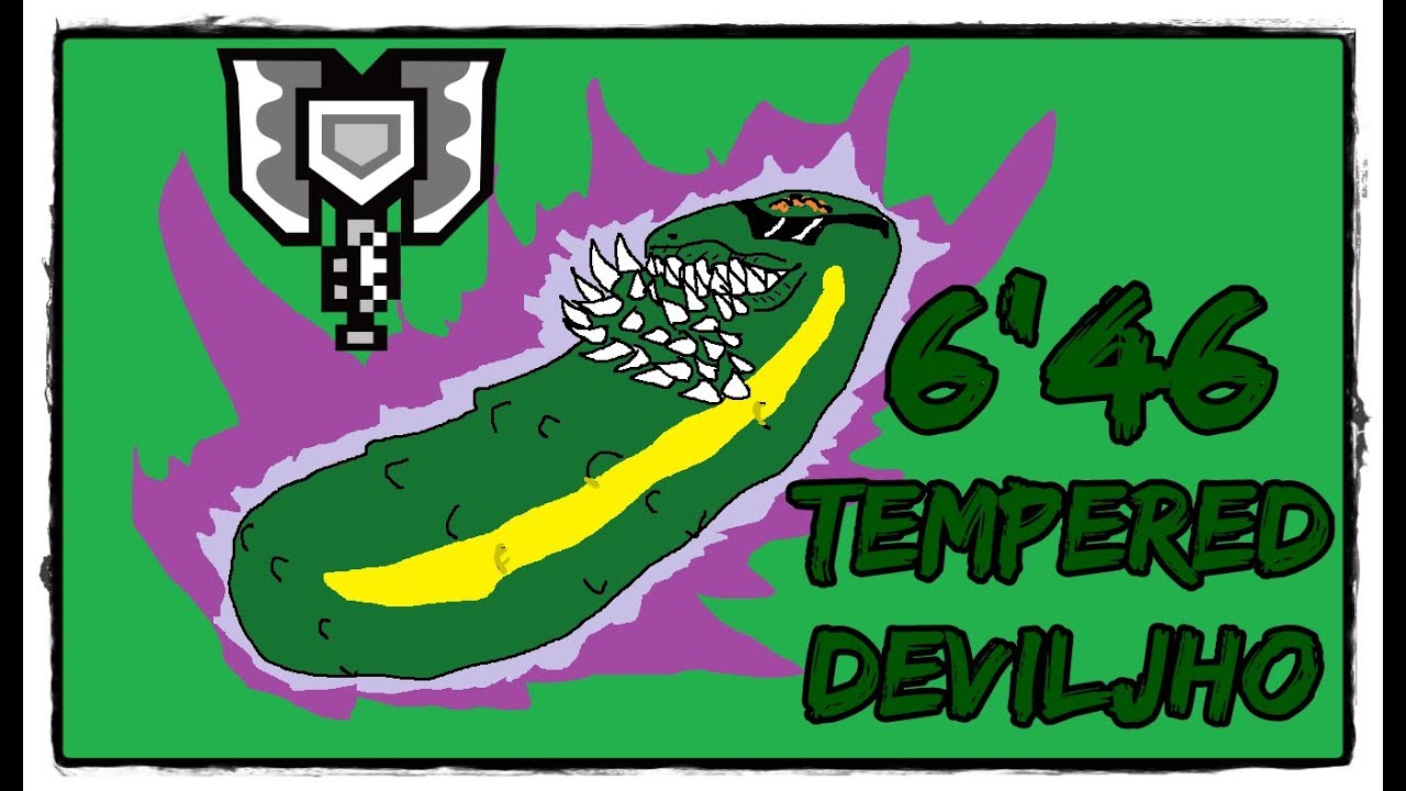 MHWorld - Tempered Deviljho 歴戦の個体 イビルジョー Solo [6'46] Charge Blade