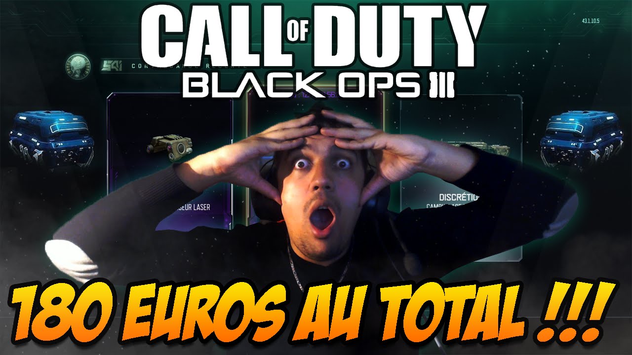 Black Ops 3 : 180 Euro qui sont partit dans le vent !!