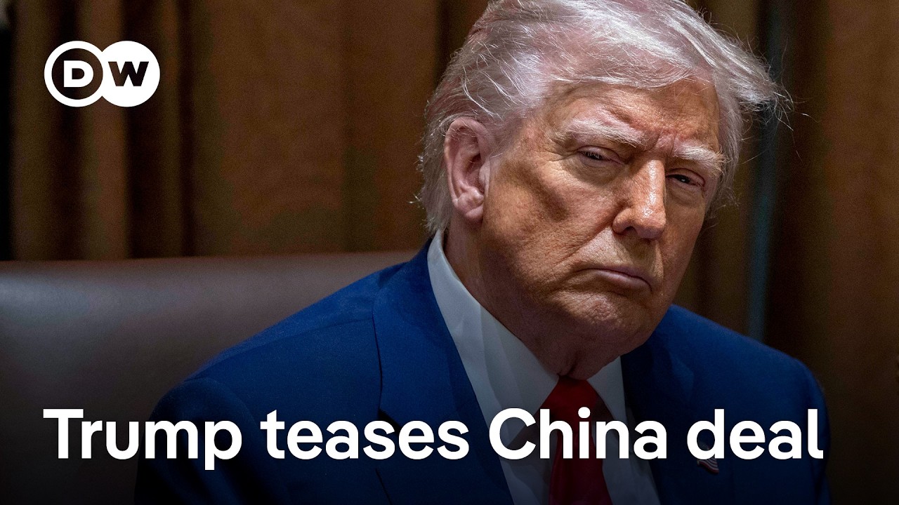 US stocks resume free fall as Trump teases China deal | DW News