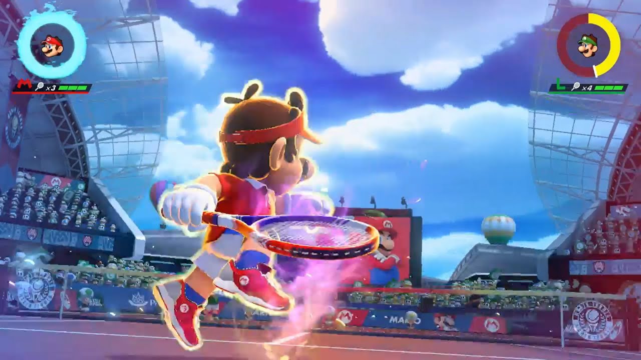Mario Tennis Aces - Road to beating an ace difficulty COM (Part 1)