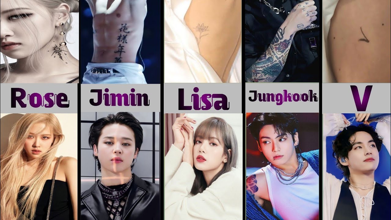 Top Popular Kpop Idols Who Have Tattoos | Top K-Pop Idols Rocking Tattoos