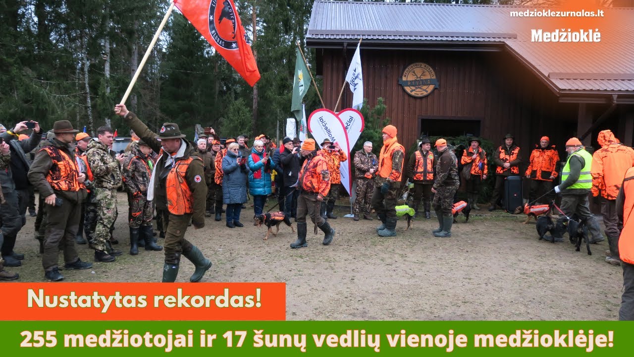 Medžioklės tradicijos kaip bajorų laikais - 255 medžiotojai ir 17 šunų vedlių!