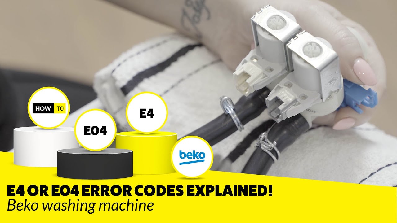 Ошибка E4 или E04 на стиральной машине Beko? - УСТРАНЕНИЕ ЗА СЧИТАННЫЕ МИНУТЫ!