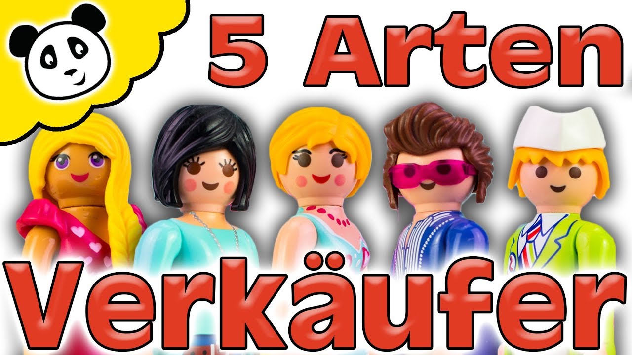 Playmobil Film - 5 Arten von Verk&auml;ufern - Pandido TV