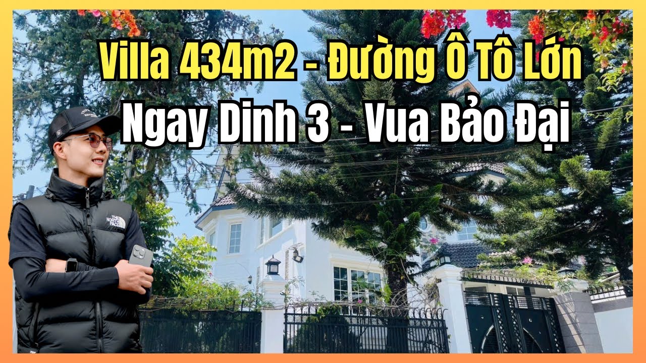 🏡Hạ Gấp Thêm 5 Tỷ Còn 22 Tỷ Villa Ngay Dinh 3 Vua Bảo Đại - Cách Chợ Đêm Đà Lạt 2Km - Đường Ô Tô Lớn