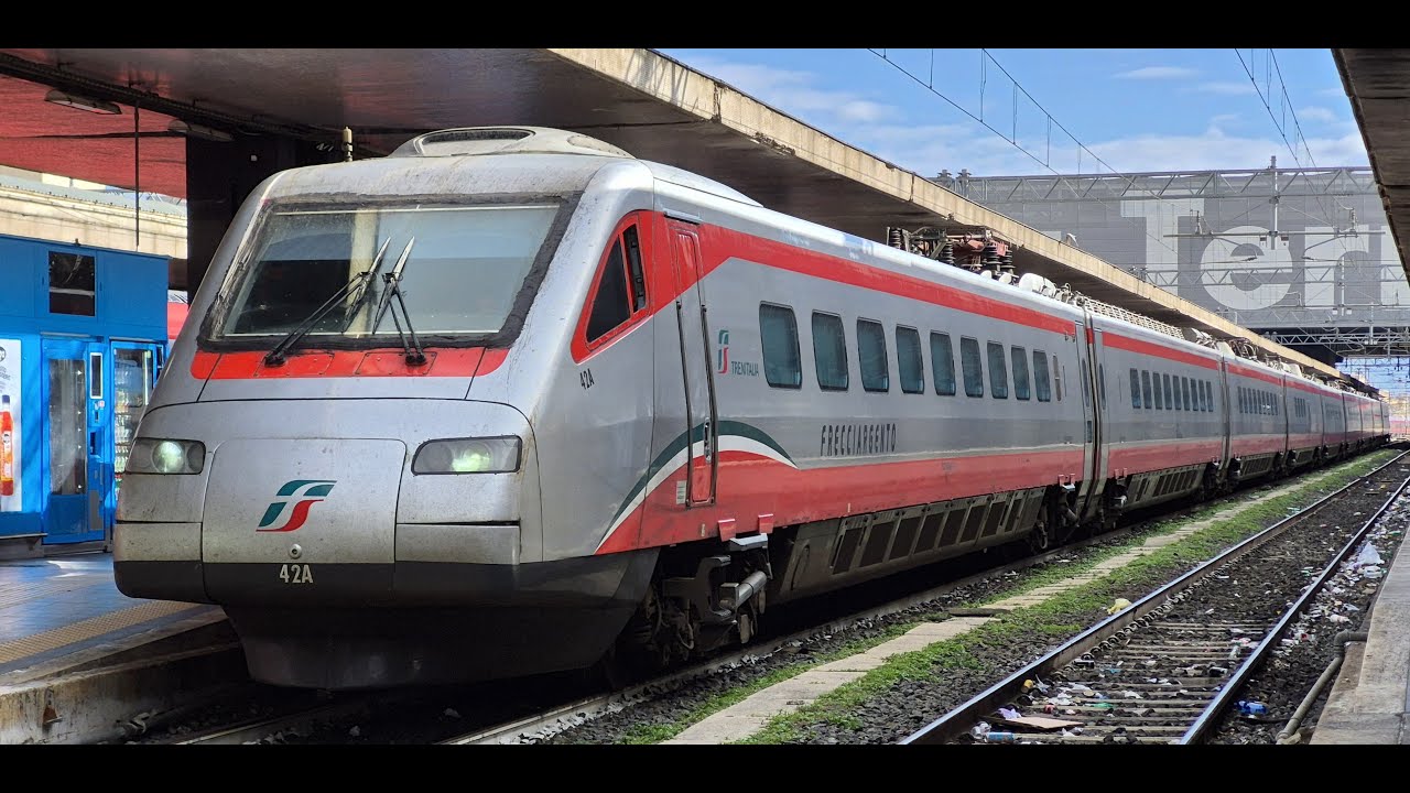 Trainspotting Roma Termini: a caccia di ETR460/485 1.01.26 UHD