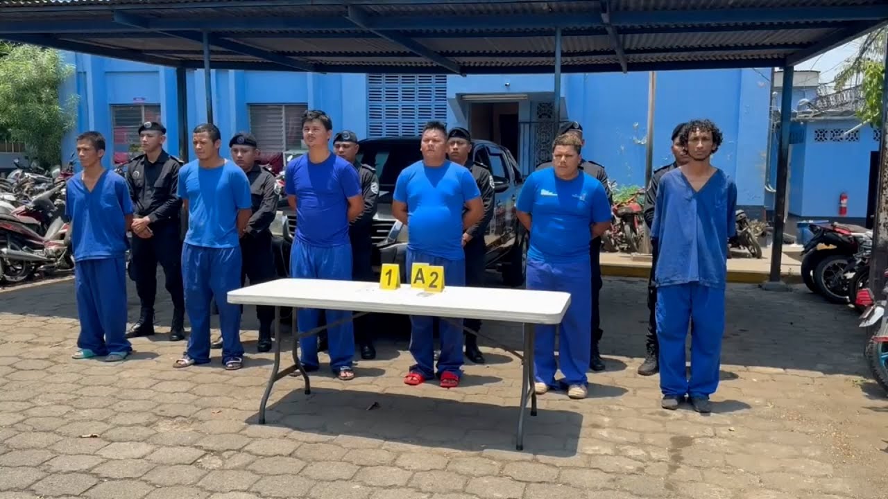 Detienen a seis personas por diversos delitos en Chinandega
