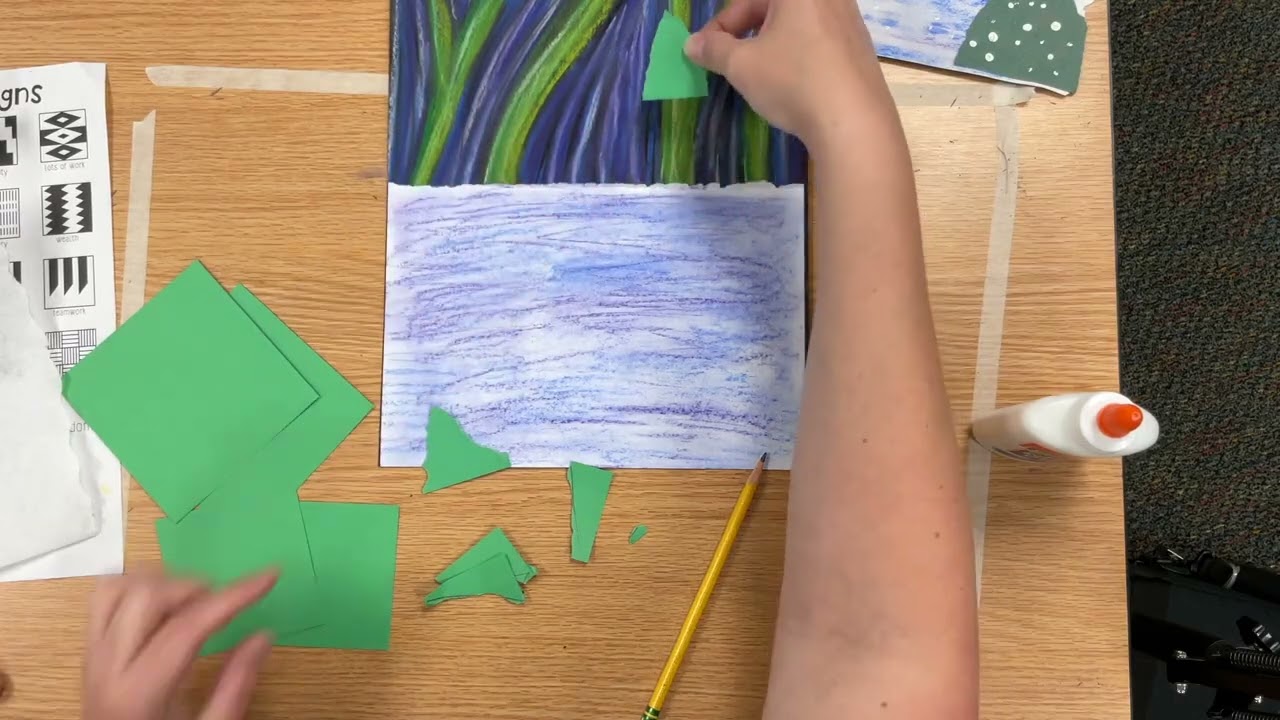 Northern Lights Showing Space Step 2