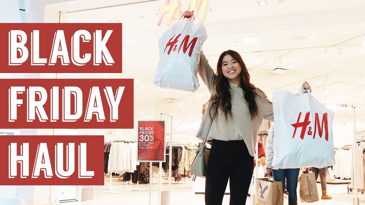 BLACK FRIDAY HAUL - H&M, Thrifting, Forever 21