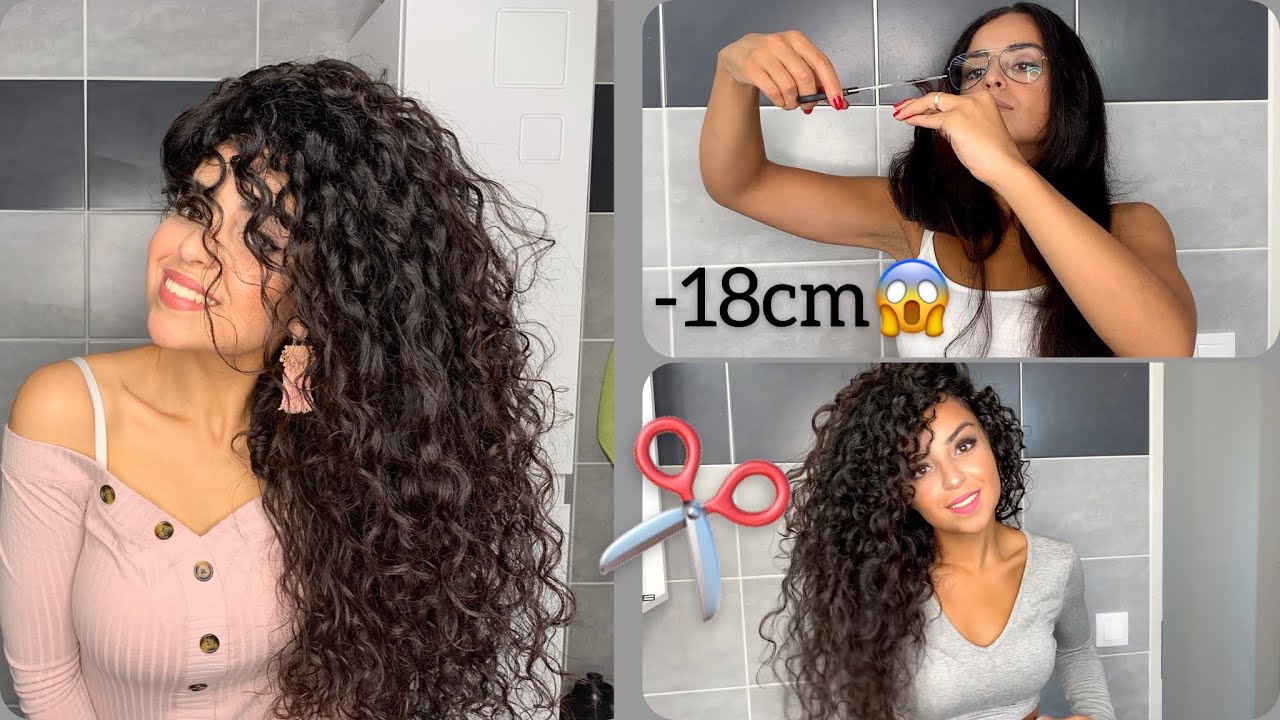 3 TECHNIQUES POUR COUPER SES CHEVEUX SOI-MÊME + ROUTINE CHEVEUX BOUCLÉS !