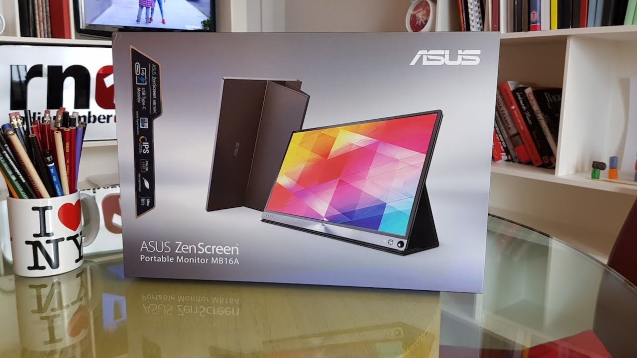 Unboxing and testing the ASUS ZenScreen MB16A 15.6