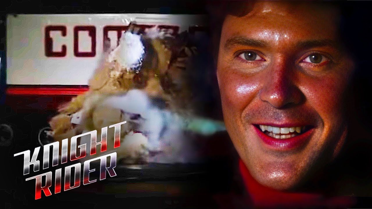 KITT to the Rescue: Michael's Daring Escape from Comtron | Knight Rider