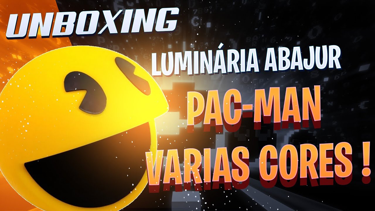 Luminária Abajur Pac-man