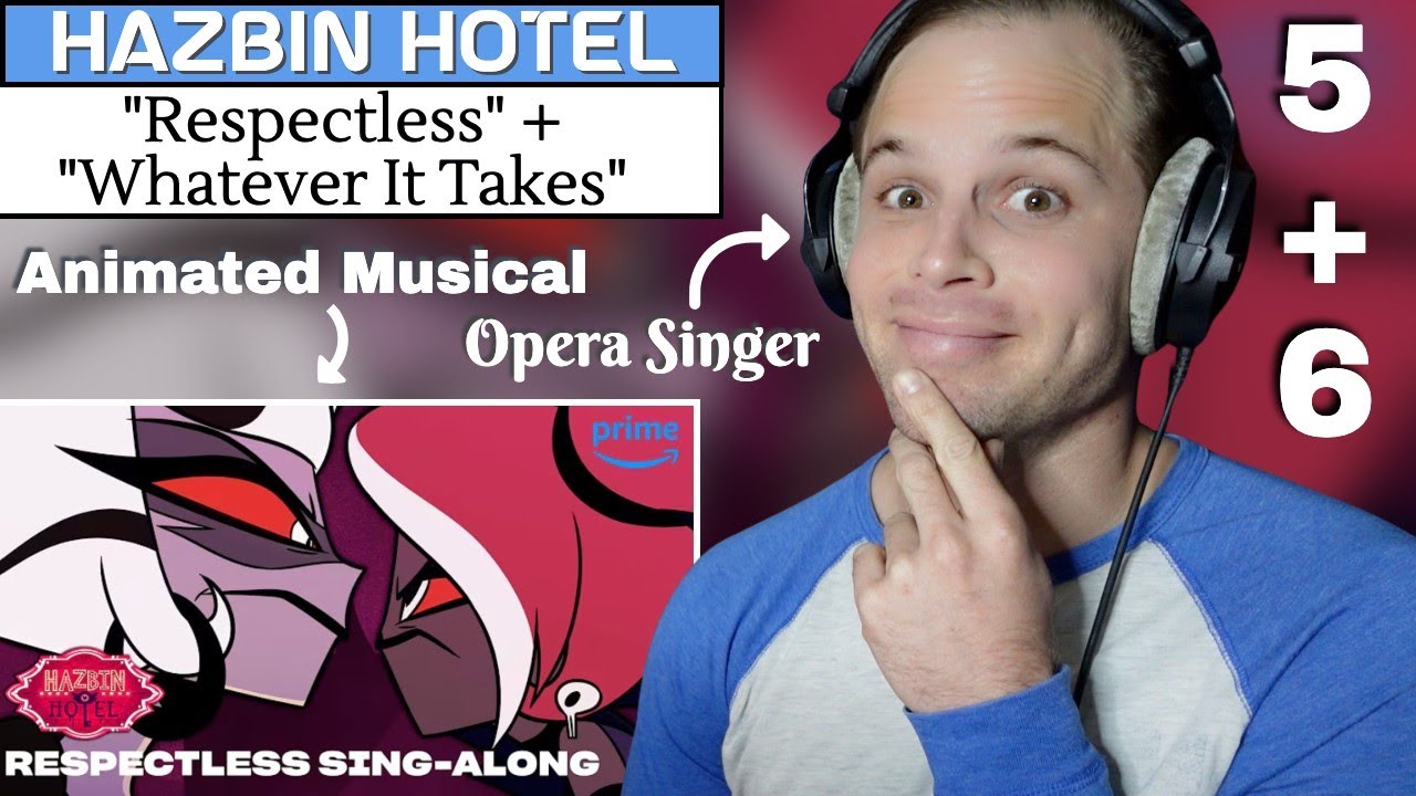 ATTITUDE OFF THE CHARTS. Opera Singer REACTION | Respectless + Whatever It Takes | HAZBIN HOTEL