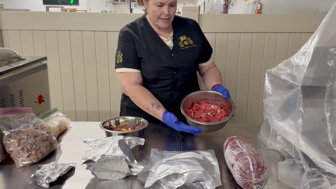 Raw Dog Food - Serving it up!