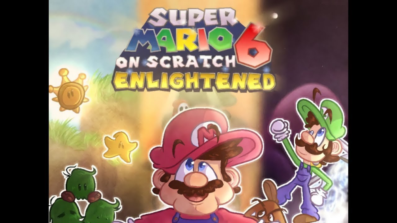 Super Mario on Scratch 6 Enlightened - Full Game Walkthrough