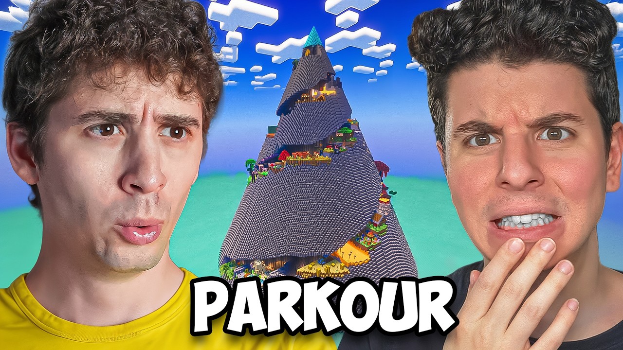 MINECRAFT PARKOUR COME NON LO AVETE MAI VISTO !! - PIETRO e FAVIJ