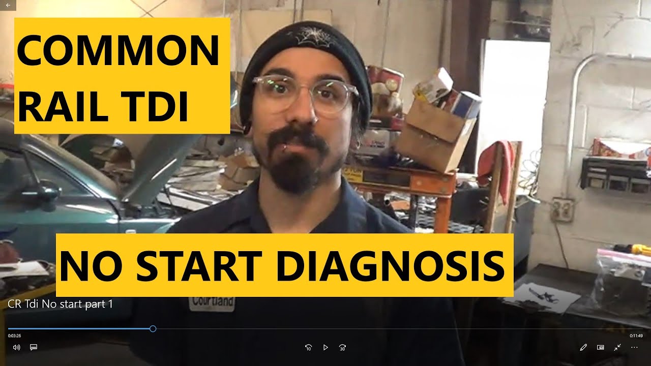 CR Tdi No start (starts then dies) part 1