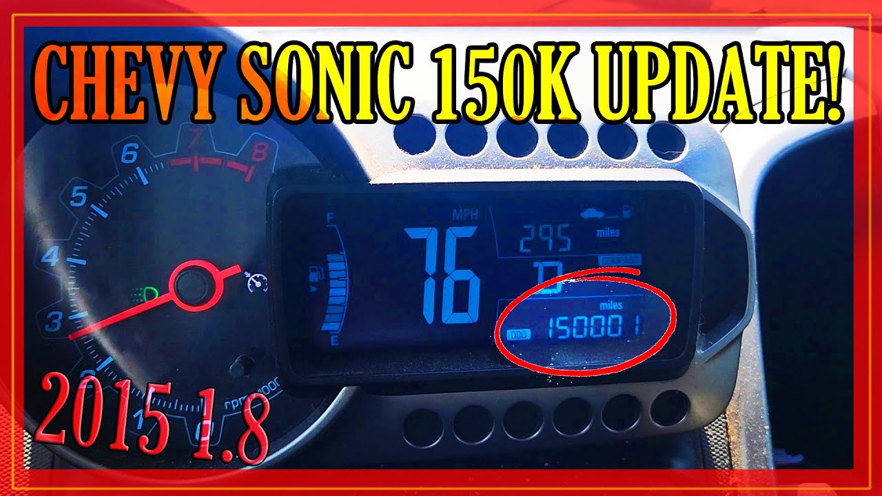 Chevrolet Sonic 150 000 миль! Обновление: требуется ремонт + отзыв на пробеге 150 тысяч миль! (Ch...