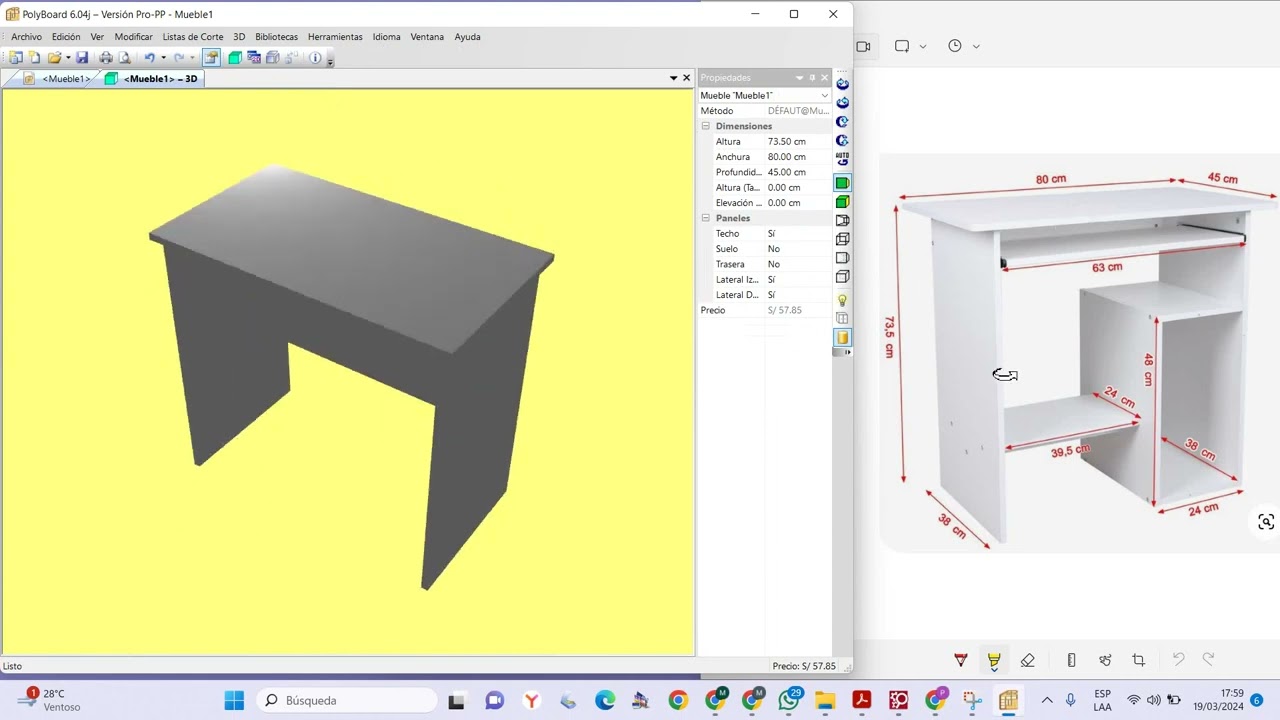 POLYBOARD ESCRITORIO