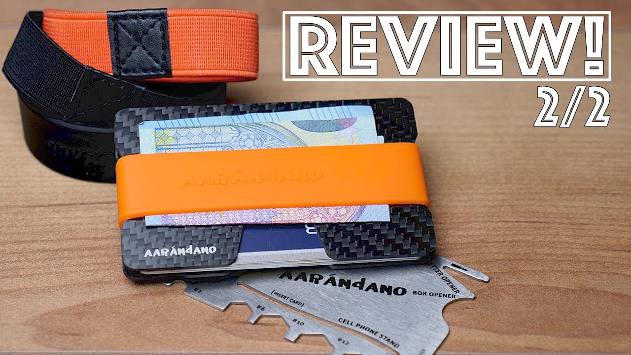 GENIALES Slim Wallet aus Carbon mit NFC Schutz! REVIEW // DEUTSCH (2/2)