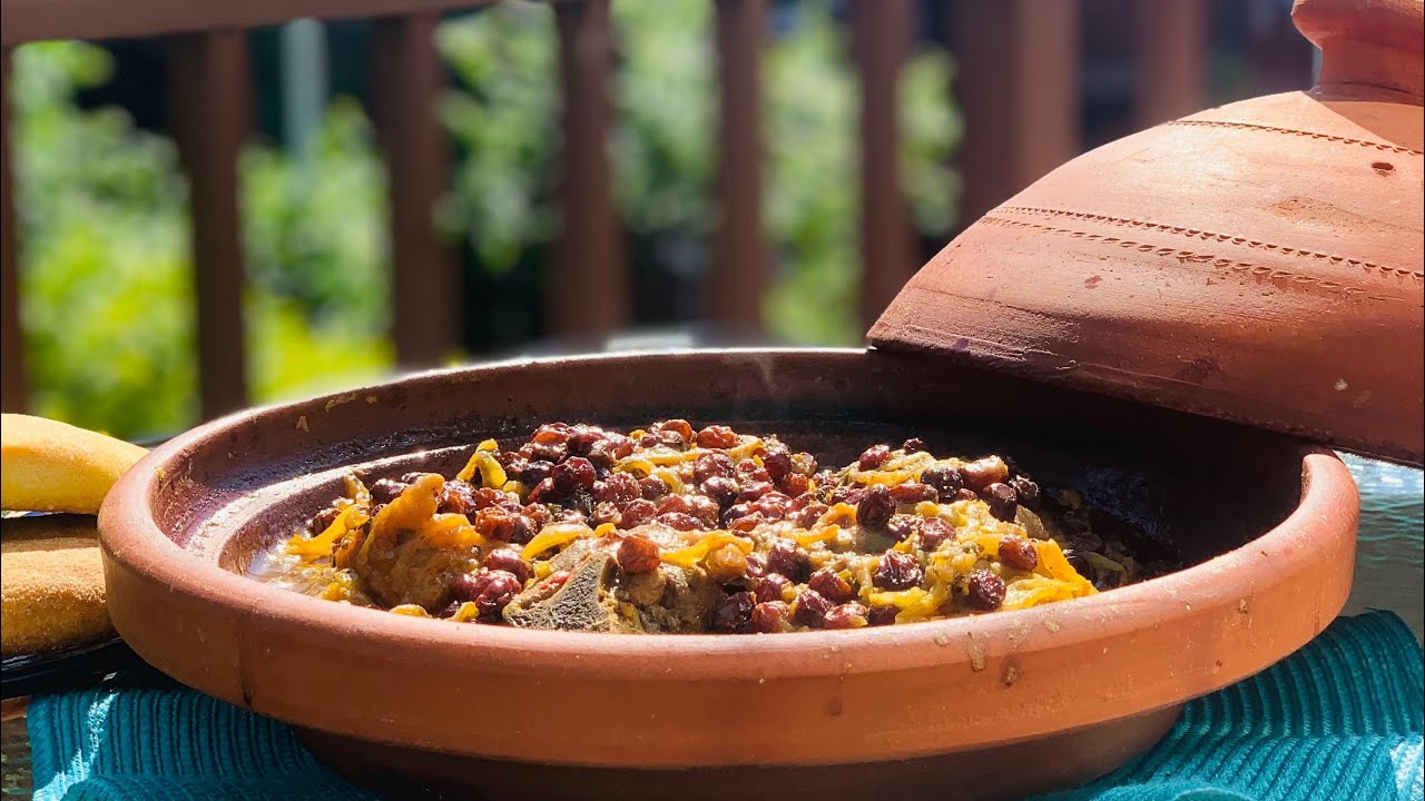 Voyage au Maroc à travers le succulent tajine de dinde 🦃 aux raisin sec 🤤🤤🤤🤤