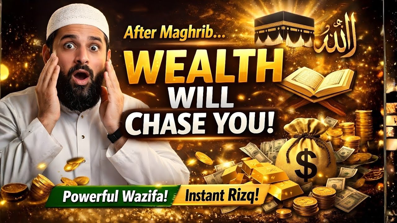 Powerful Maghrib Wazifa for Wealth & Debt Relief | Recite After Maghrib & See Miracles Insha’Allah