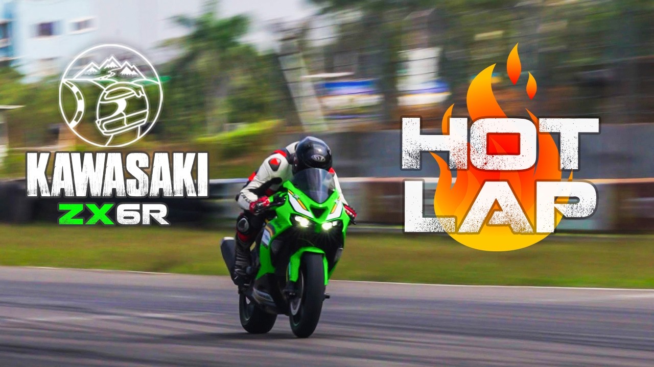 2025 Kawasaki ZX6R 1.51 min hot lap | Sagar Sheldekar official