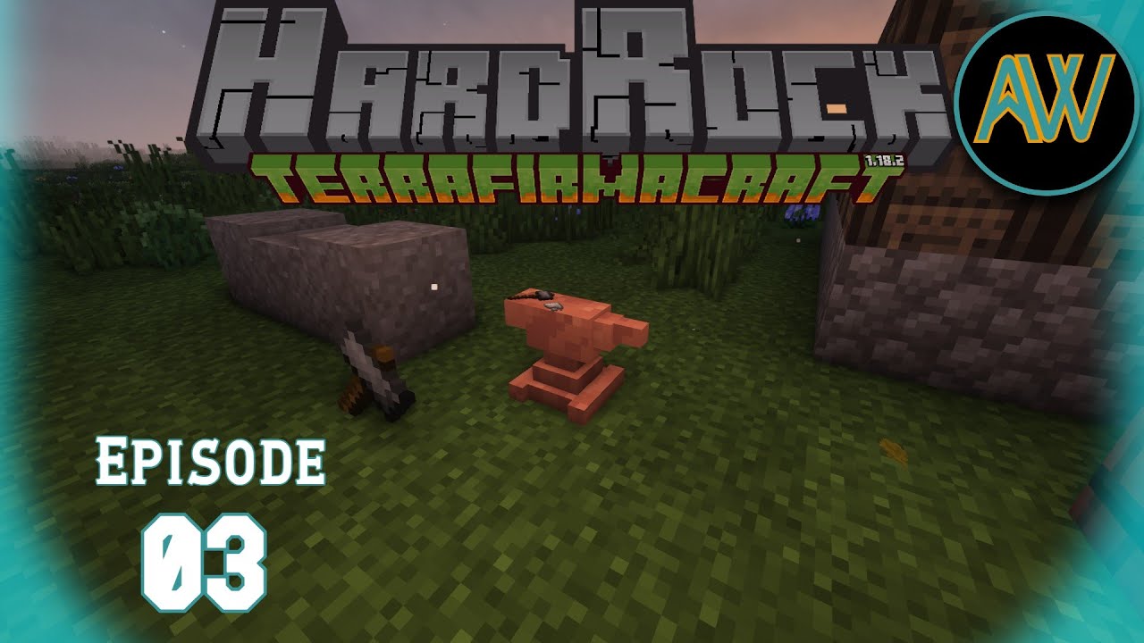Земледелие, разведка и наковальни, боже мой! — TerrafirmaCraft: Hardrock Ep. 03