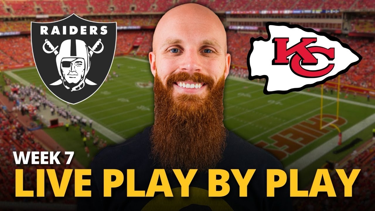 Raiders vs Chiefs LIVE play by play reaction! | Week 7