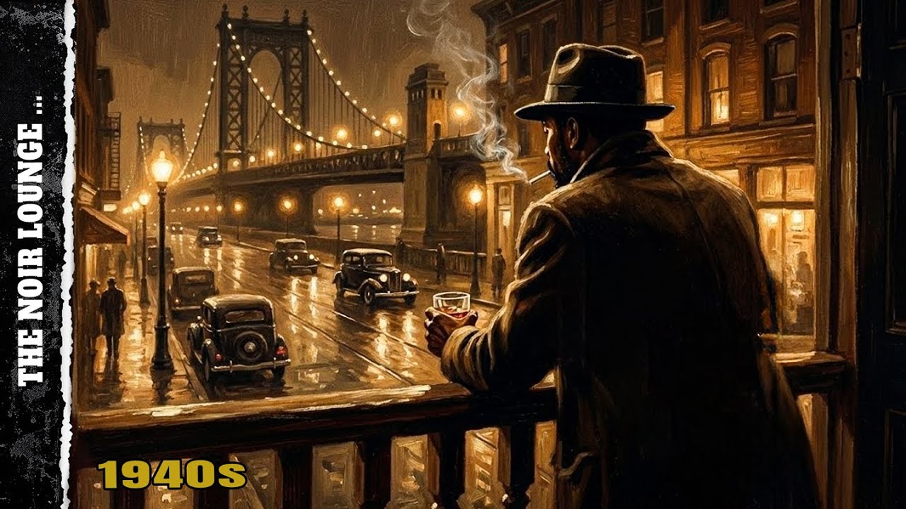 He Stood There — Letting the City Fade into Jazz | 🎷1940s Noir Jazz Lounge