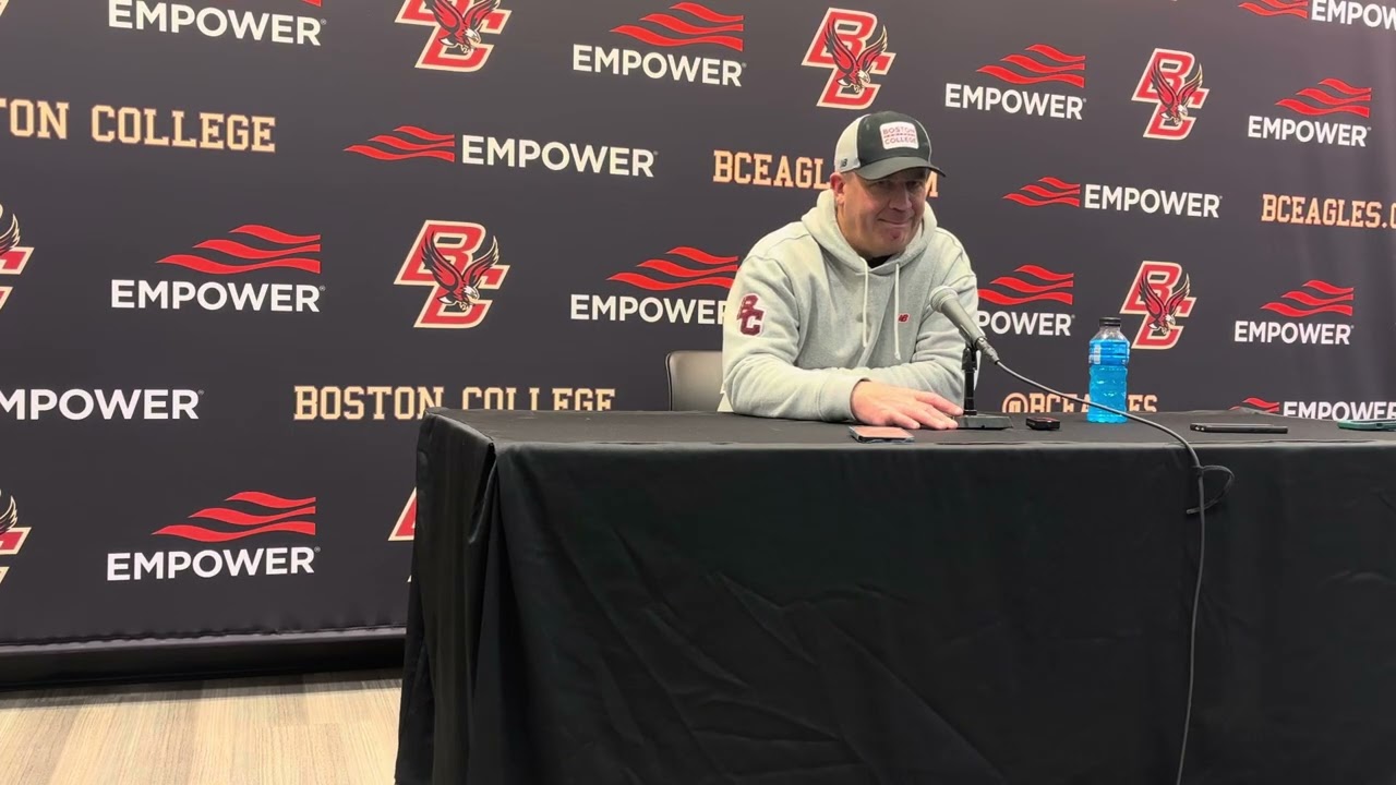 Boston College Head Coach Bill O’Brien After Loss to Notre Dame
