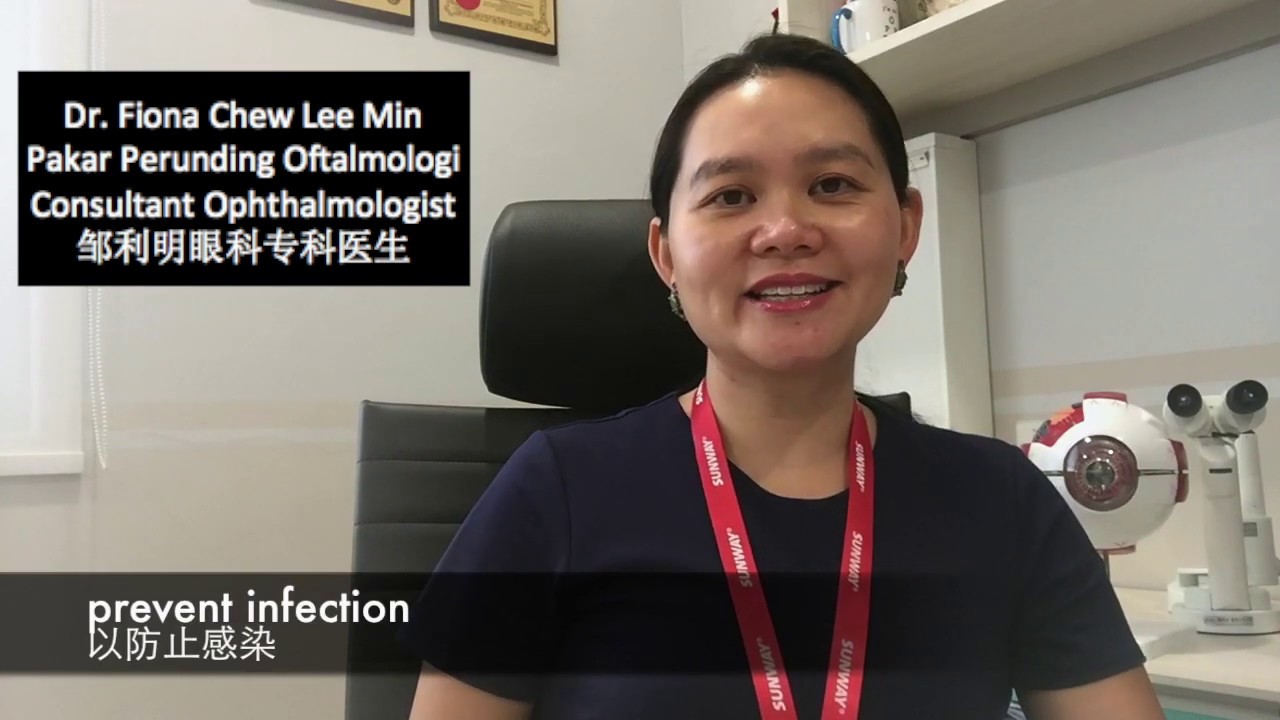 Pantang selepas pembedahan katarak (Precautions post cataract surgery) 白内障手术后的注意事项