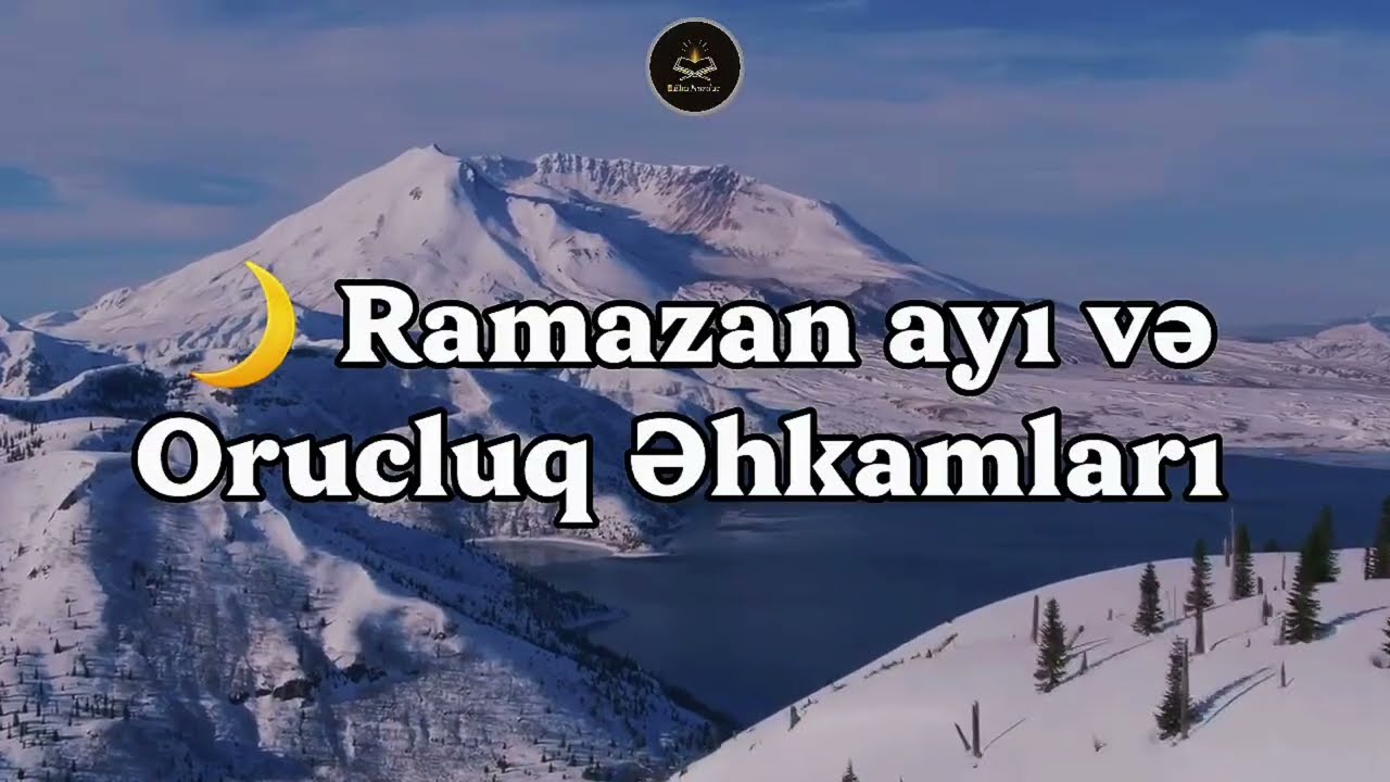 Orucu pozan məsələlər. Hicama etmək,qan aldırmaq və.s (14.03.26) Bilal Şərifov 