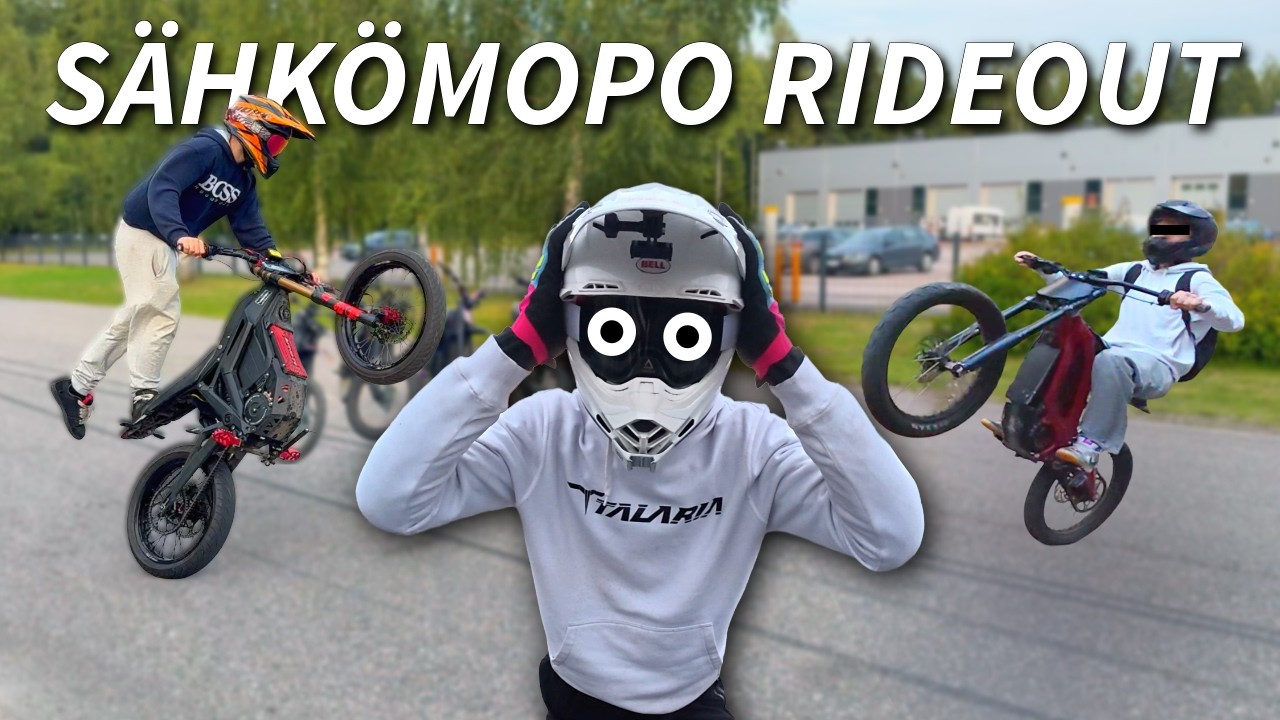 MASSIIVINEN SÄHKÖMOPO RIDEOUT!!