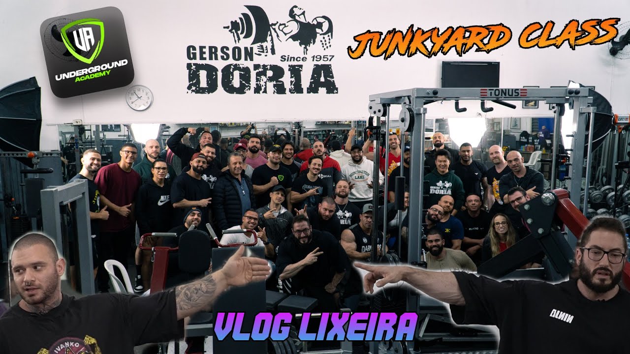 NOVOS PUPILOS DO MR SAIZEN? JUNKYARD CLASS, UNDERACADEMY NA GERSON DORIA! VLOG LIXEIRA