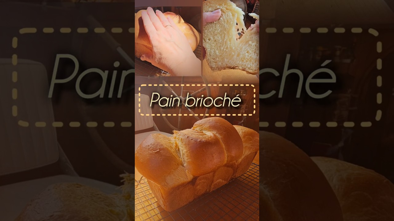 Pain brioch&eacute; #pain #bread #painmaison #briochebread #recette #brioches #recettes #asmr #pasapas #top
