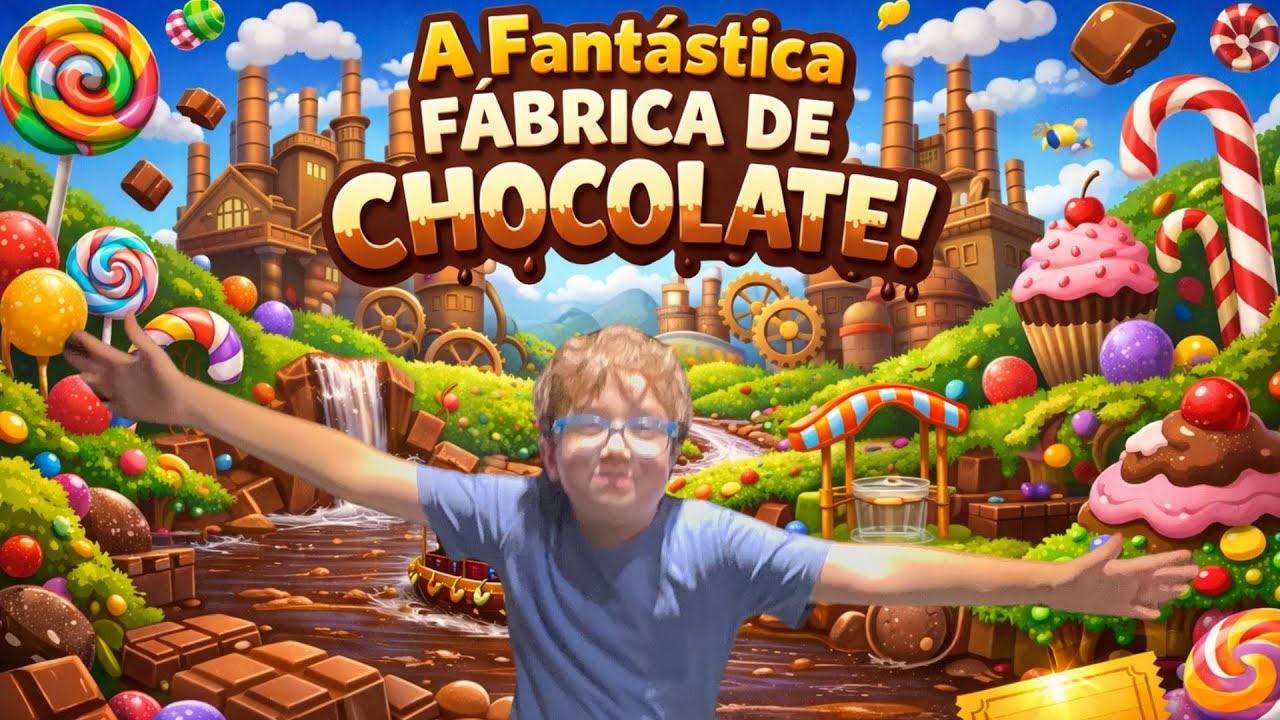 Lo e Vi na Fantástica Fábrica de Chocolate!!! Teve muita diversão, aprendizado e claro chocolate !!