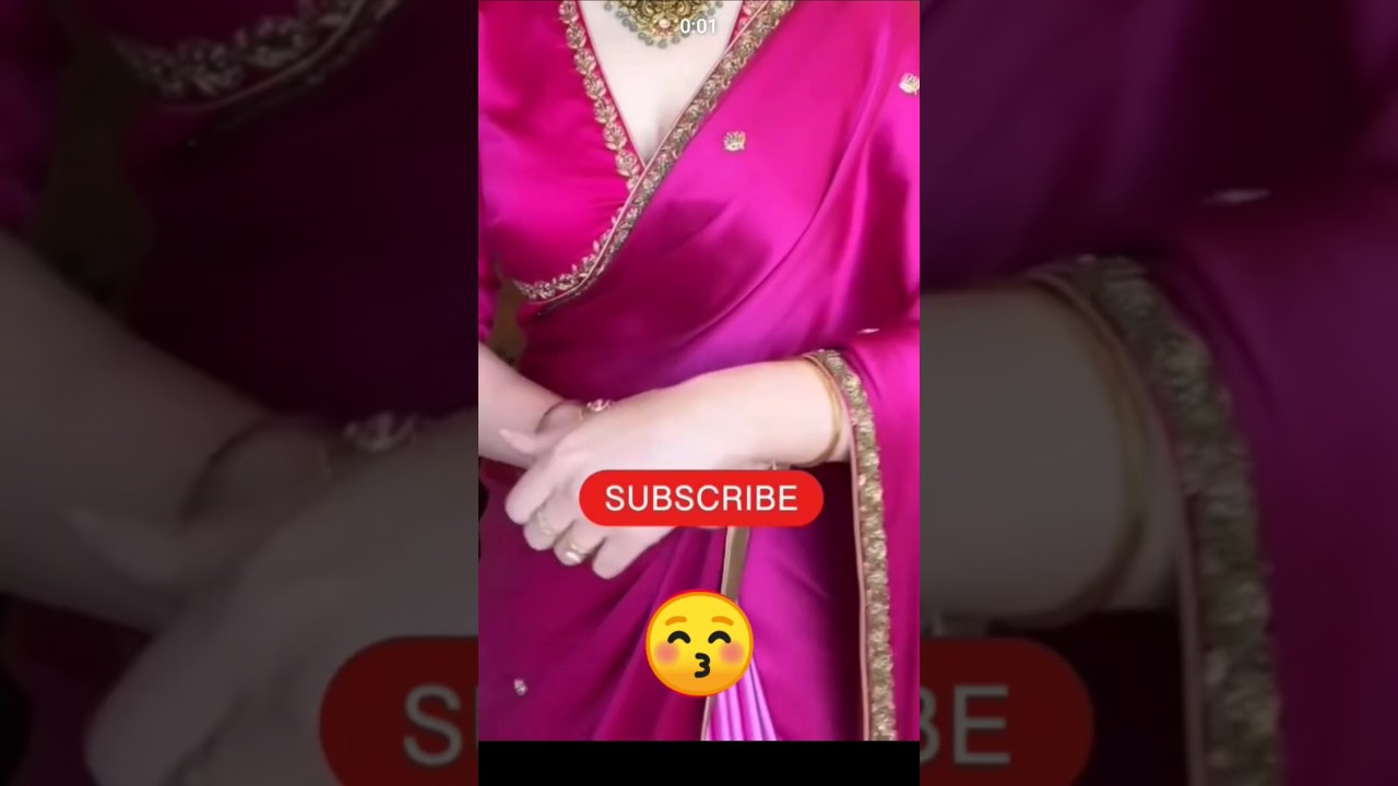 ✨♥️New Trendy Party Wear Saree Design 2025 | ✨ Bridal hairstyle 😍 
