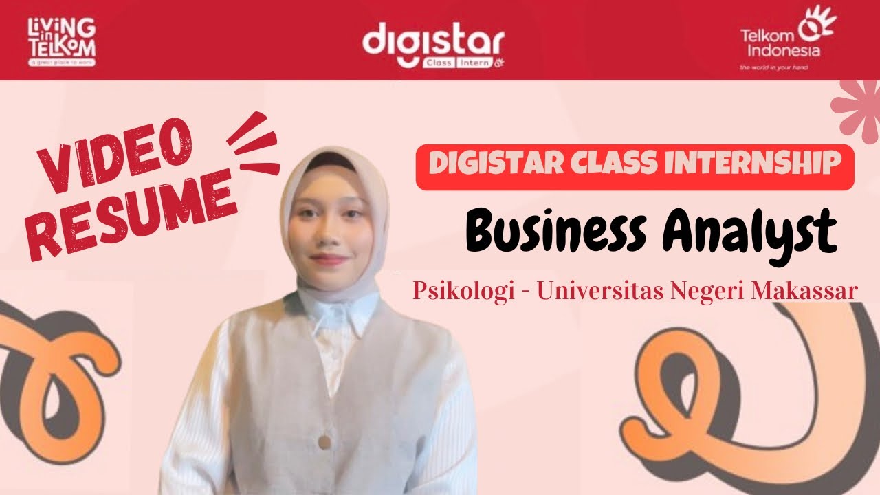 Telkom, Let’s Get to Know Me | Video Resume Digistar Class Internship Telkom 2026