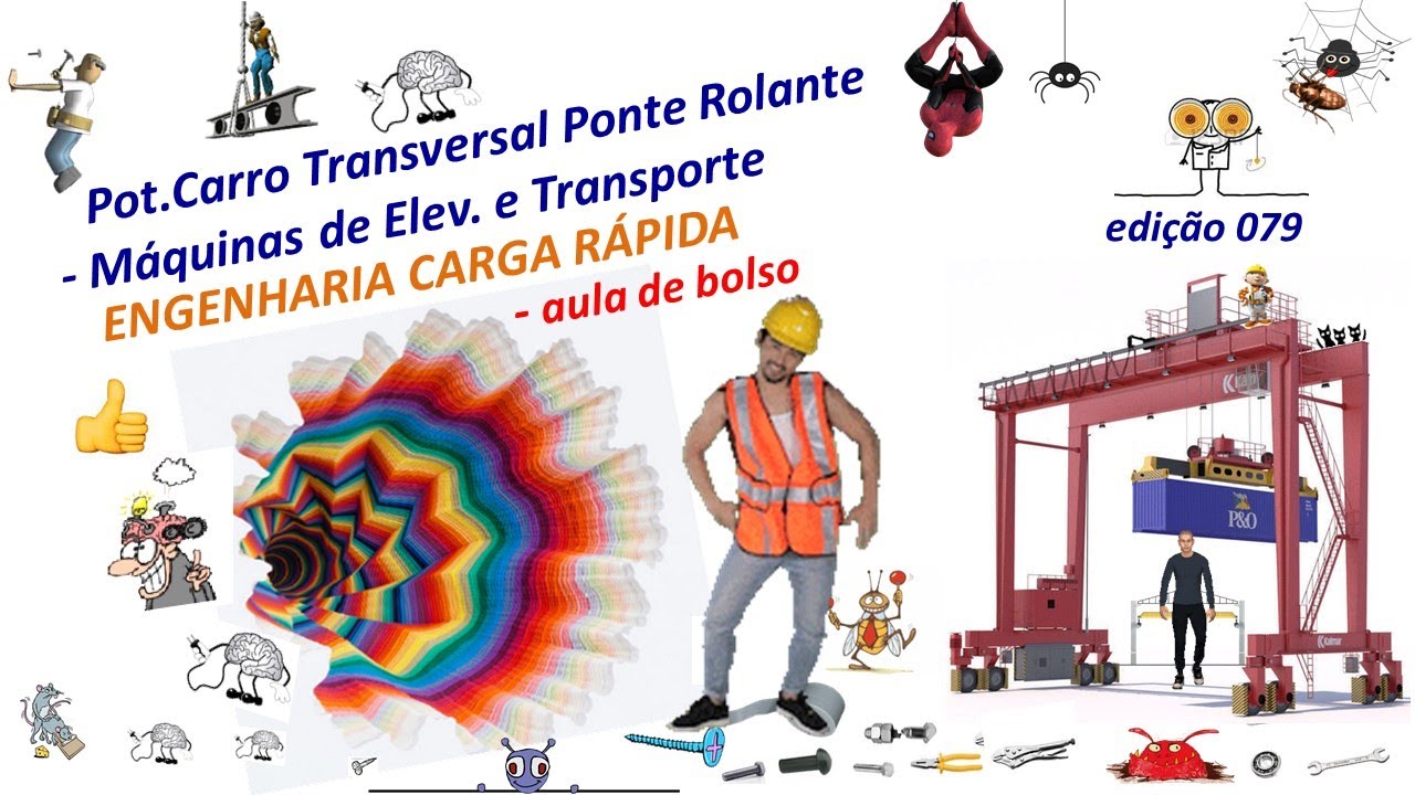 Ponte Rolante - projeto do motor do carro - ENGENHARIA CARGA RÁPIDA - aula de bolso!