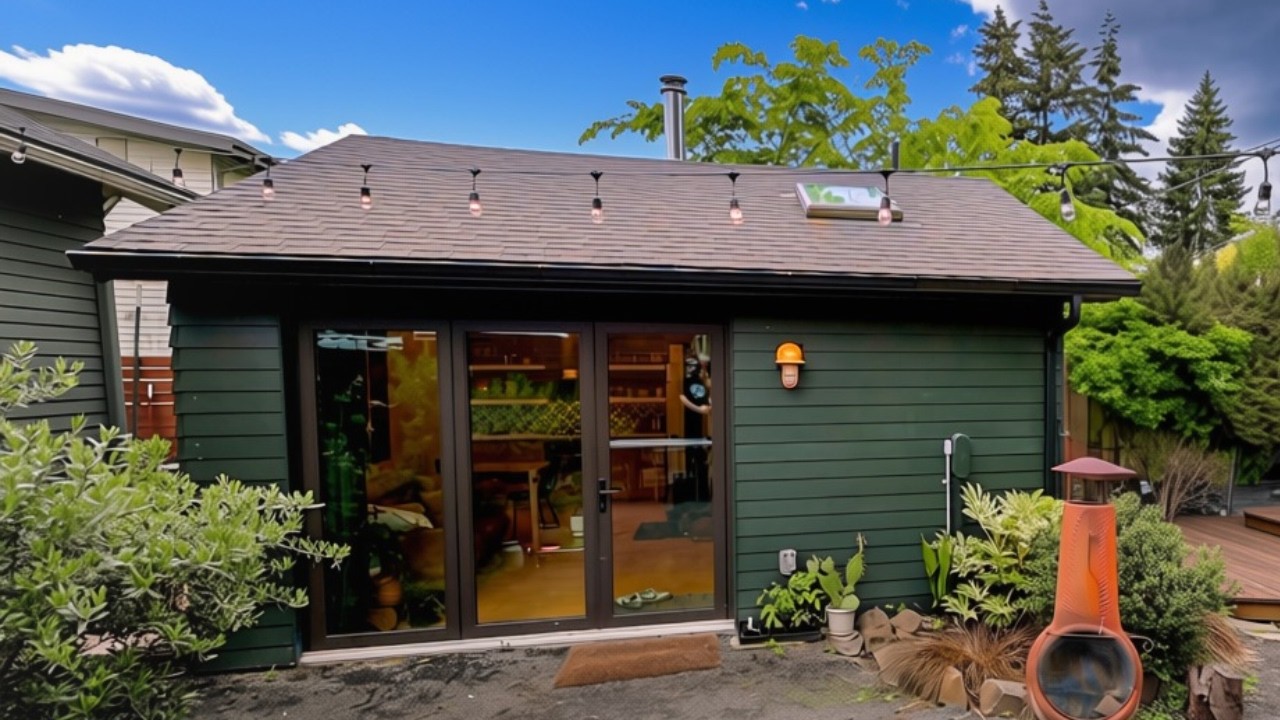 OR, Becca i Anthony &ndash; domek ogrodowy ADU w Portland 4k