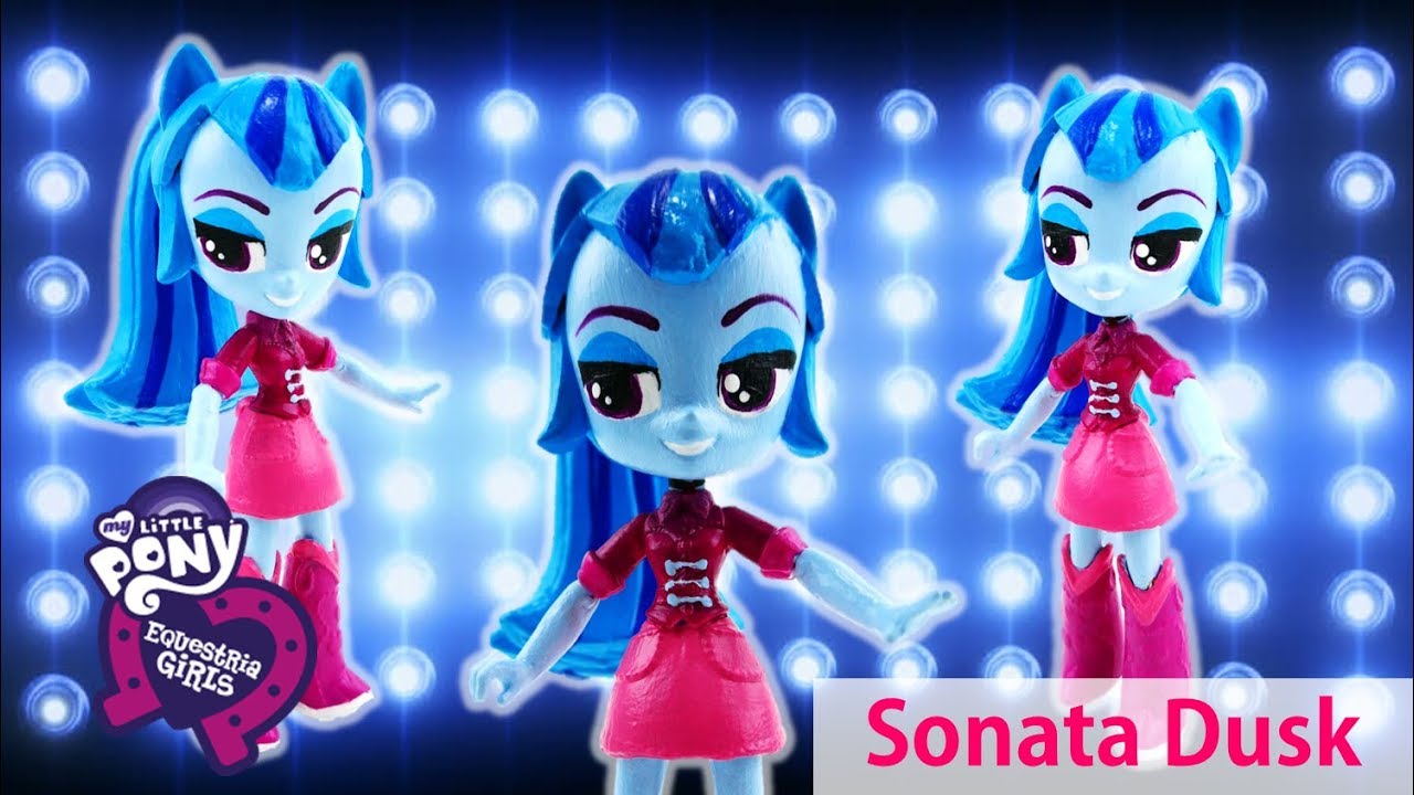Sonata Dusk Dazzlings My Little Pony Equestria Girls Minis Doll Custom Tutorial