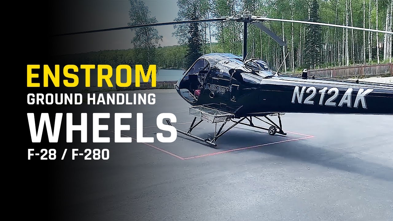 Enstrom F-28 / F-280 Ground Handling Wheels (EZ ROLL)