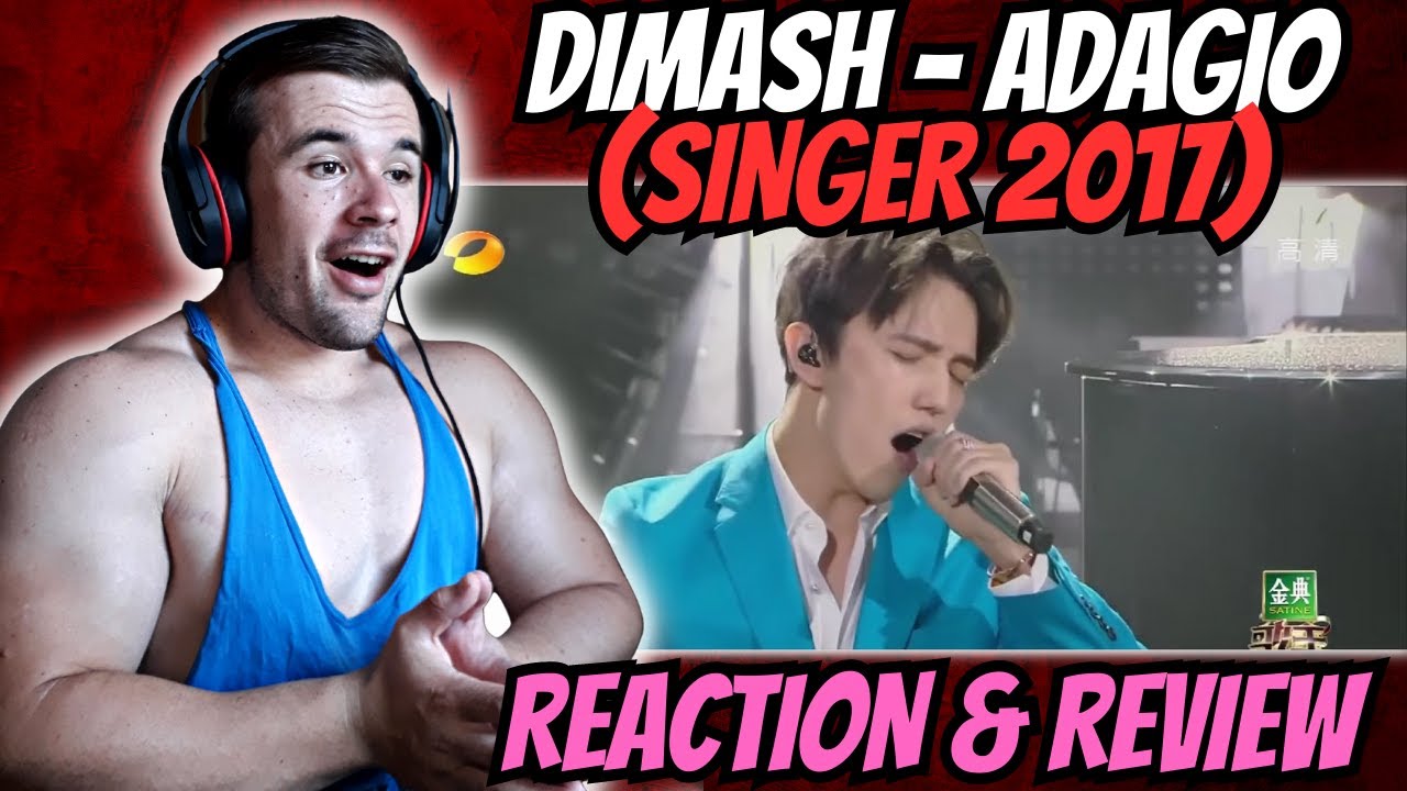 Dimash - Adagio (SINGER 2017) REACTION!!!