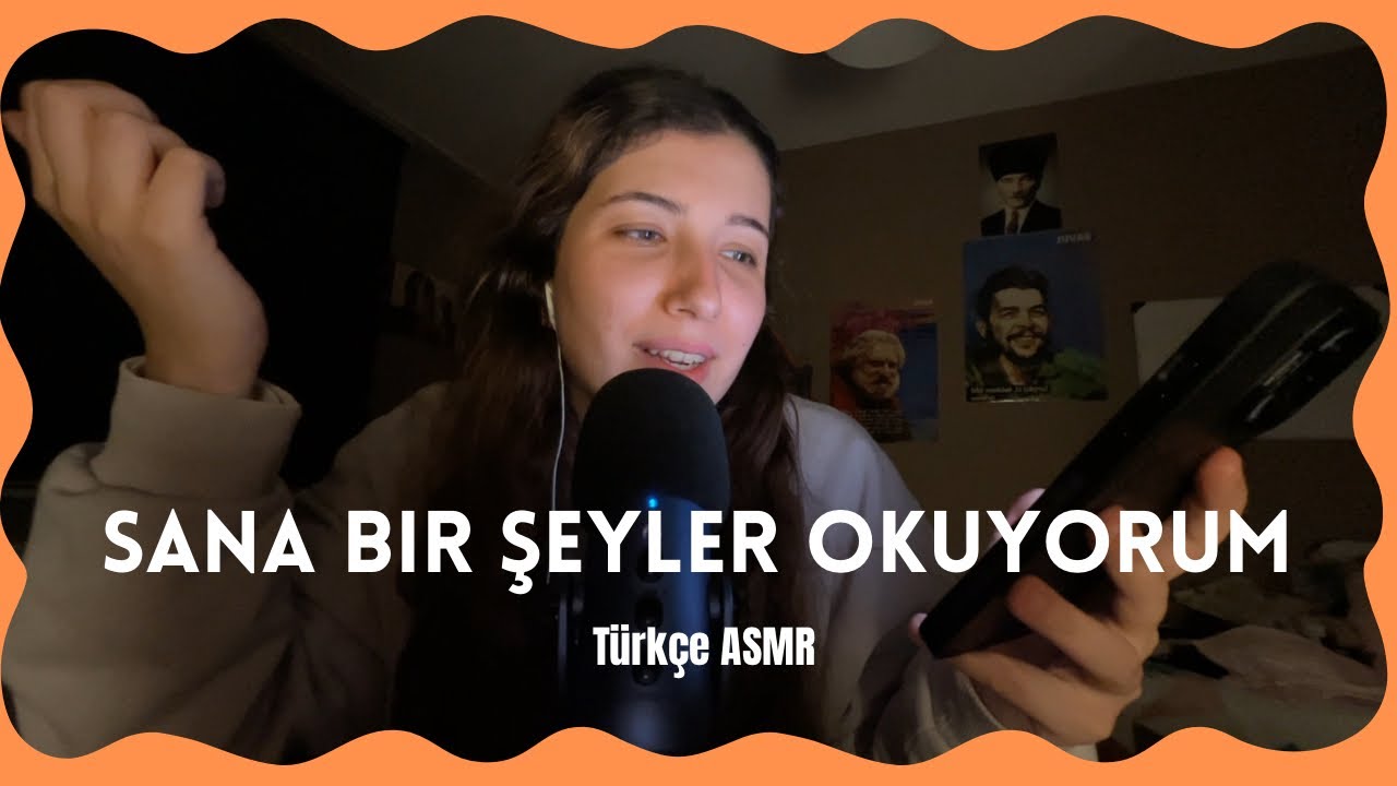 Asmr | Sana bir şeyler okuyorum ve yorumluyorum, fısıltılı Türkçe asmr ✨ #asmr #asmrtürkçe