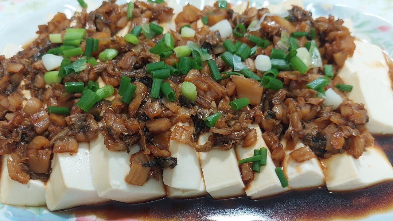 masakan hongkong vegetarian stiem tahu dan sayur asinan dim muijoi@Liya menul