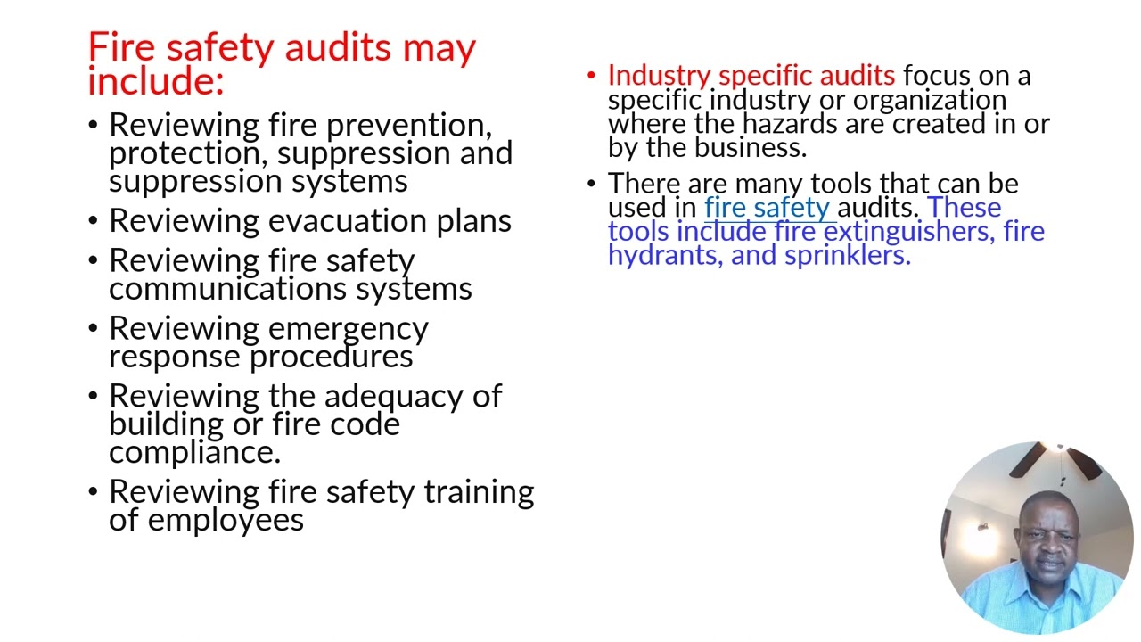 L 4  Fire Safety Audits