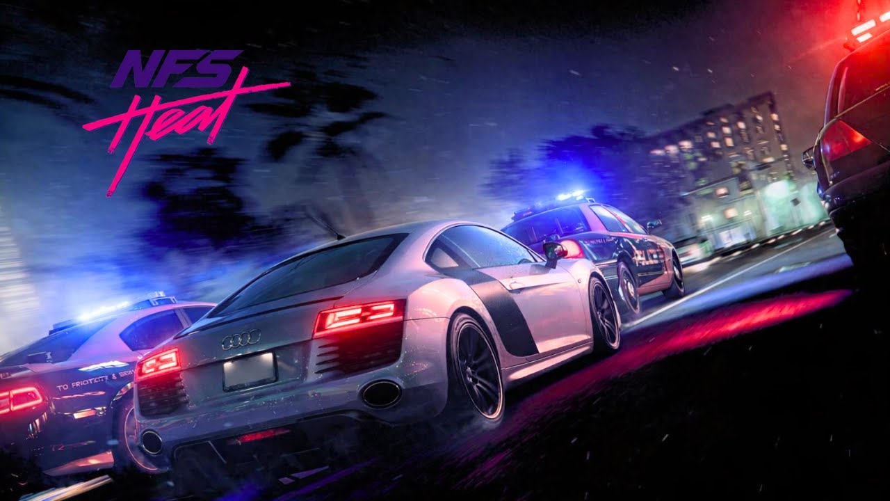 Audi R8 Coupe vs High Heat Police Chase | NFS Heat