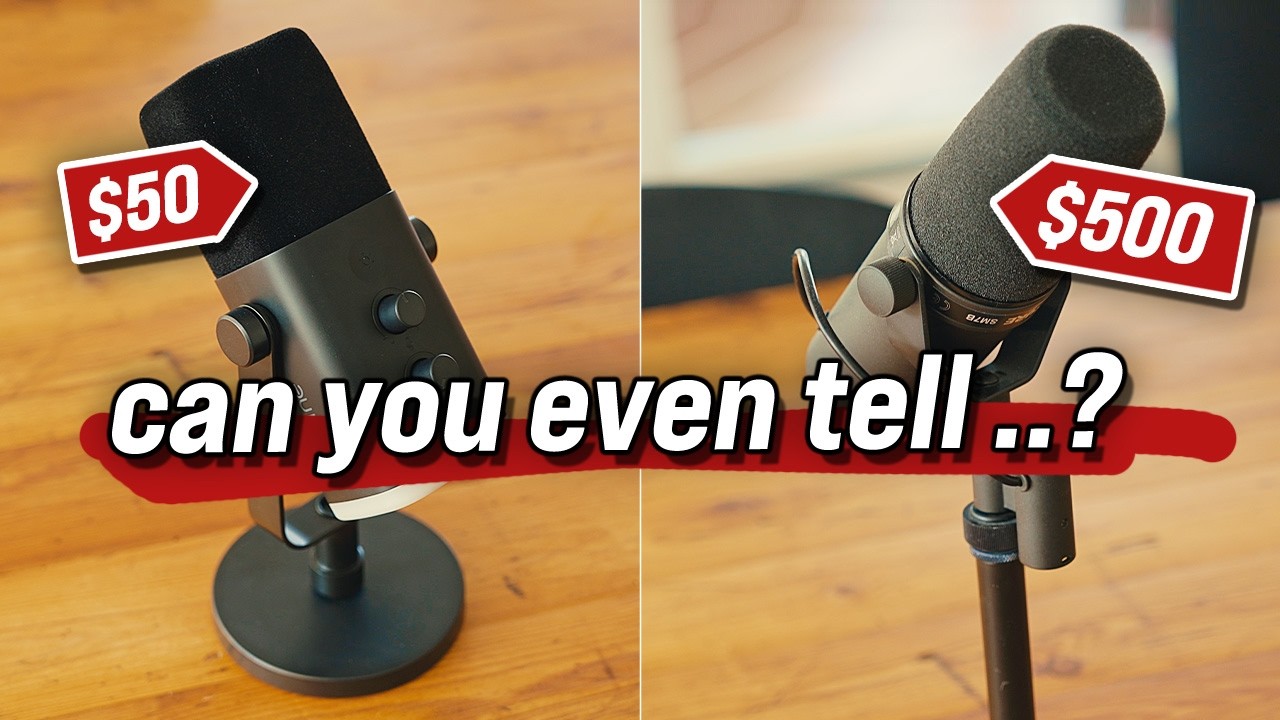 $50 vs $500 microphone